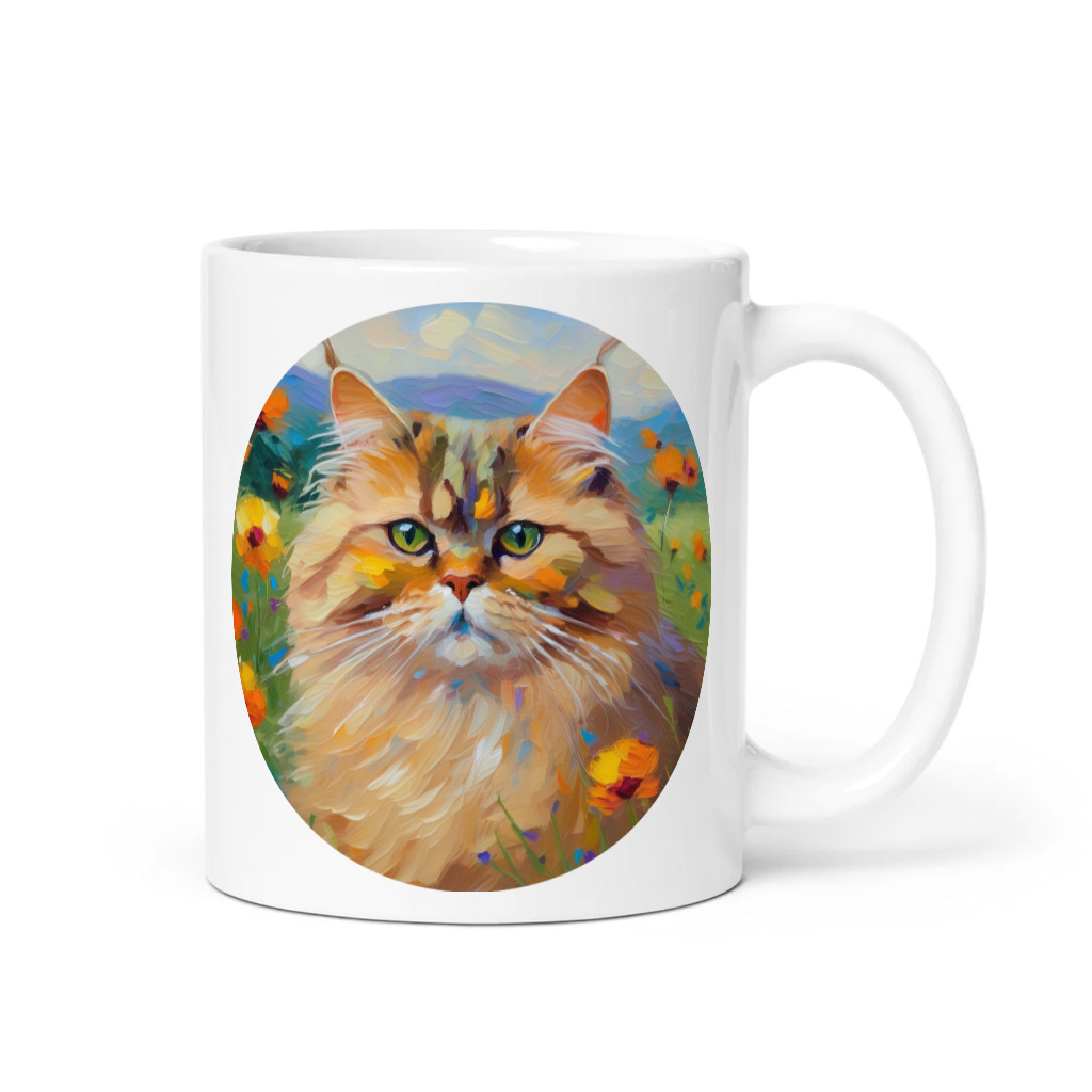PugMug Custom Tabby Persian Cat Mug
