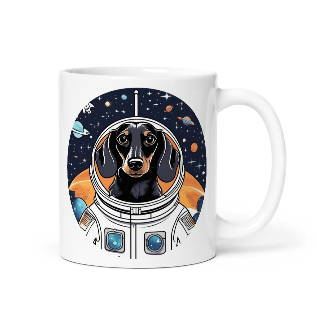 PugMug Custom Black Dachshund Mug