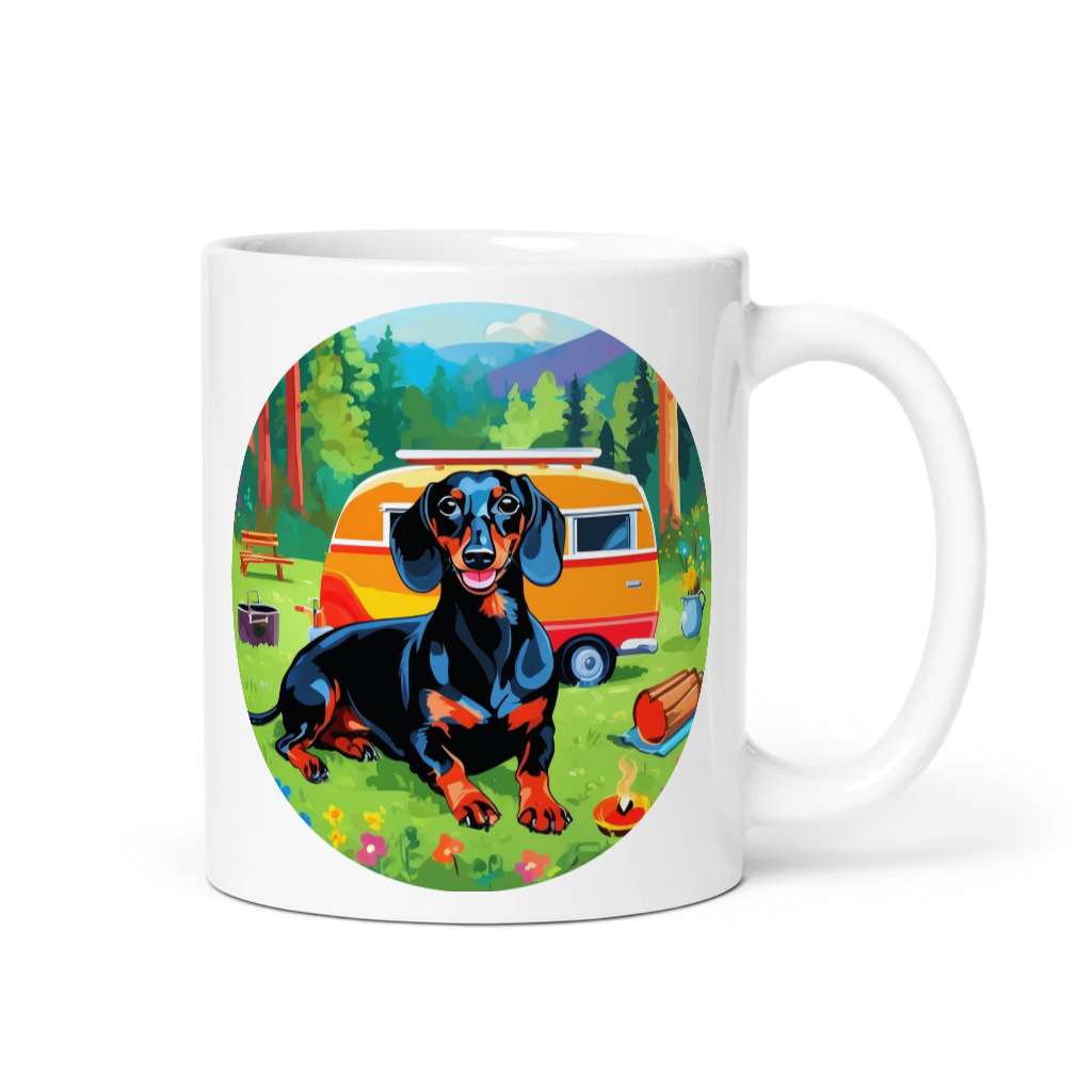 PugMug Custom Black Dachshund Mug