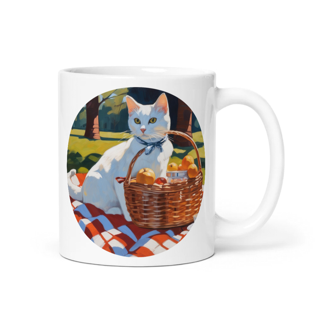PugMug Custom White Companion Cat Mug