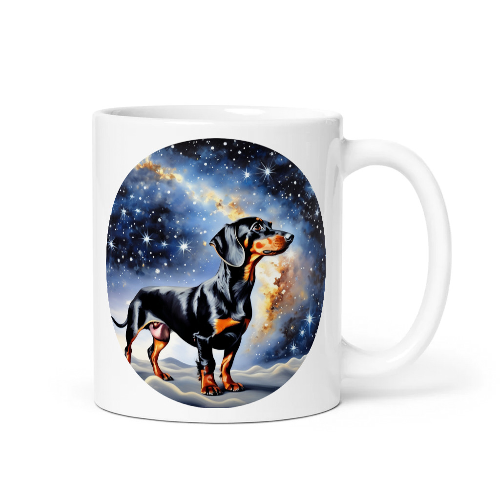 PugMug Custom Black Dachshund Mug