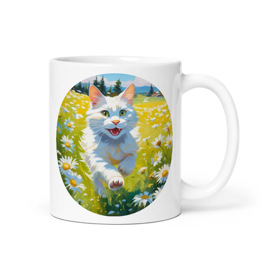 PugMug Custom White Companion Cat Mug