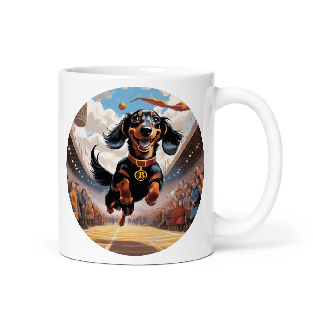 PugMug Custom Black Dachshund Mug