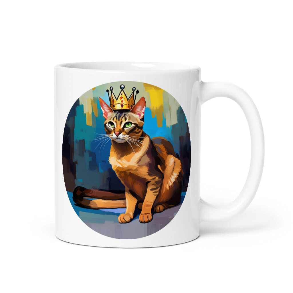 PugMug Custom Tabby Abyssinian Cat Mug