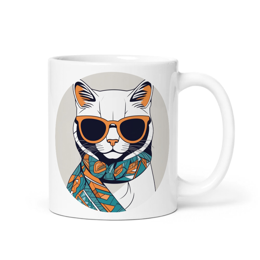 PugMug Custom White Exotic Cat Mug