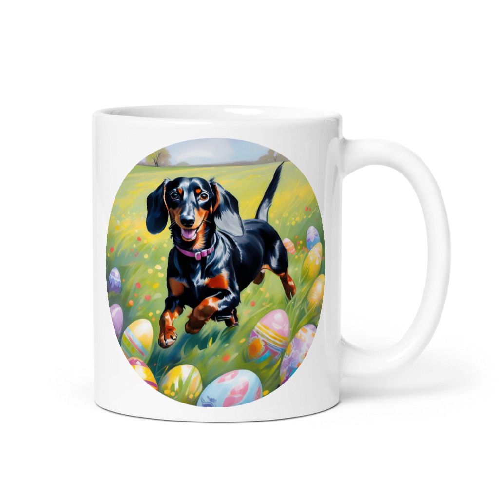 PugMug Custom Black Dachshund Mug