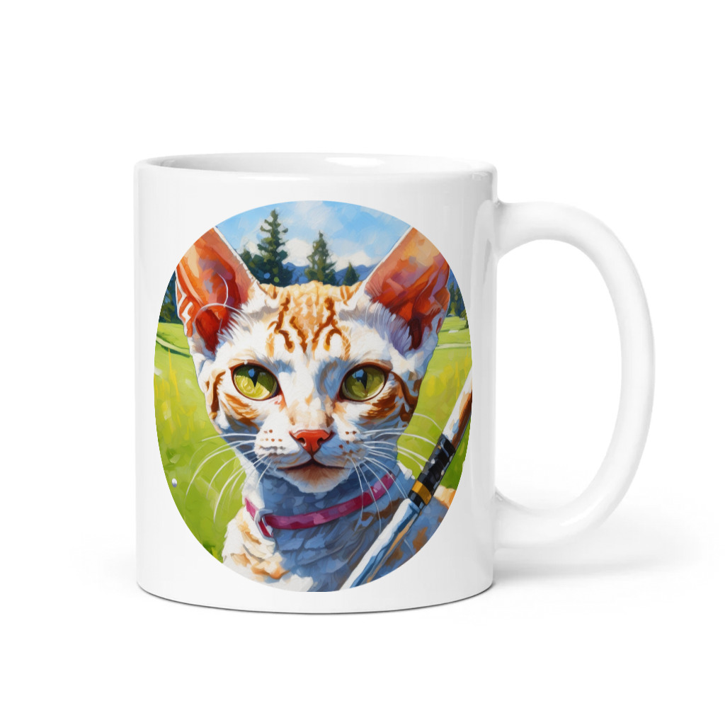 PugMug Custom Tabby Devon Rex Cat Mug
