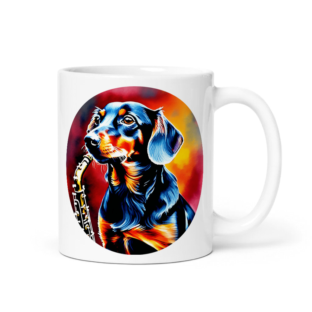 PugMug Custom Black Dachshund Mug