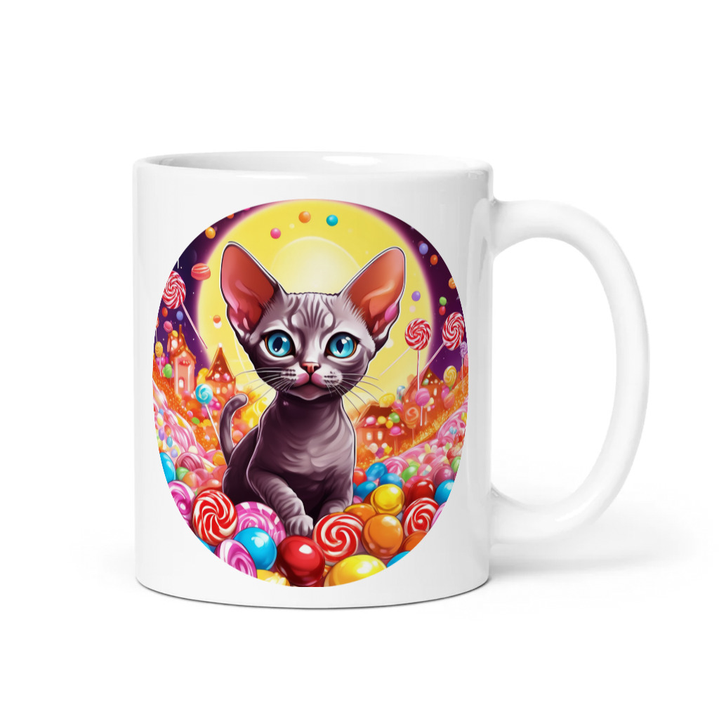 PugMug Custom Tabby Devon Rex Cat Mug