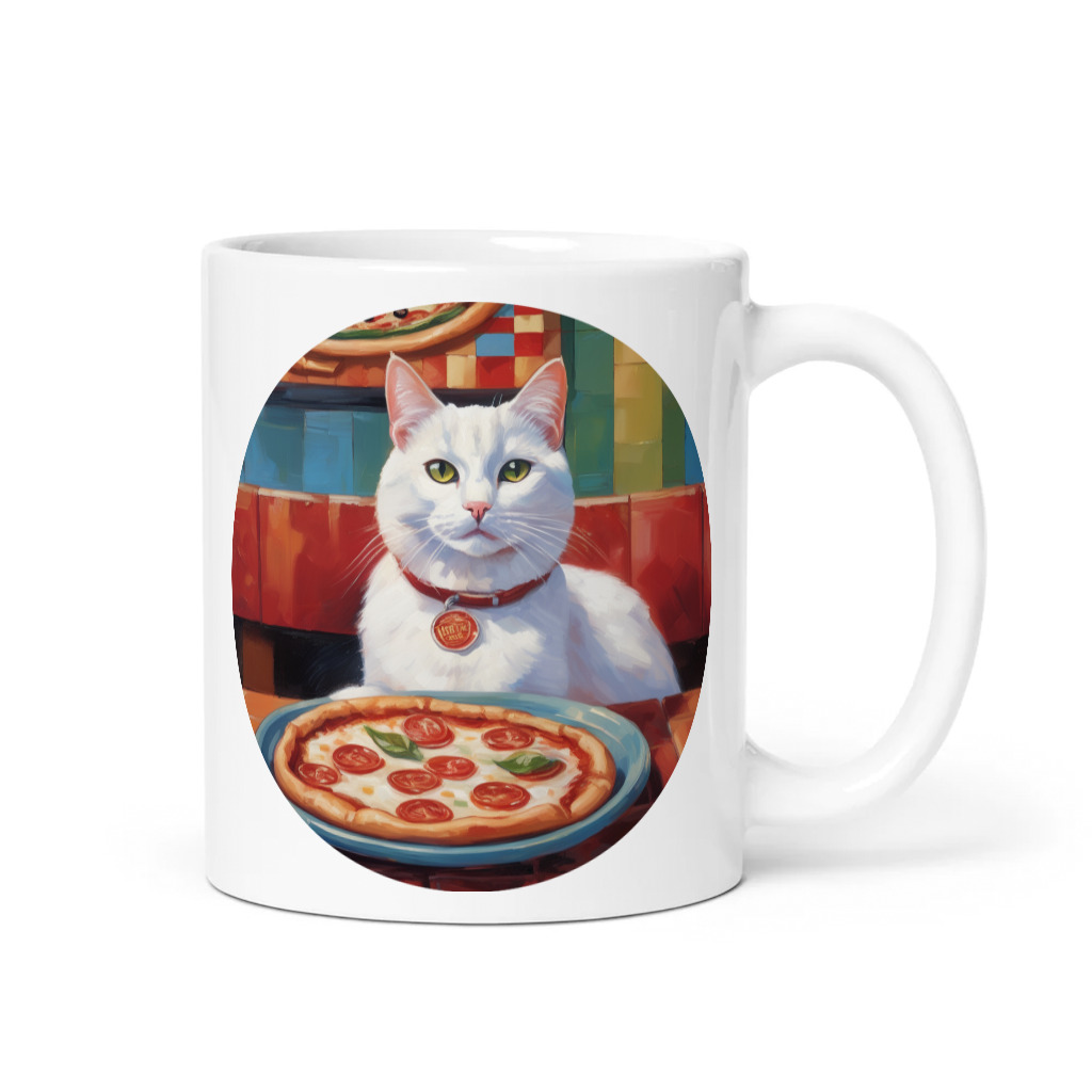 PugMug Custom White Companion Cat Mug