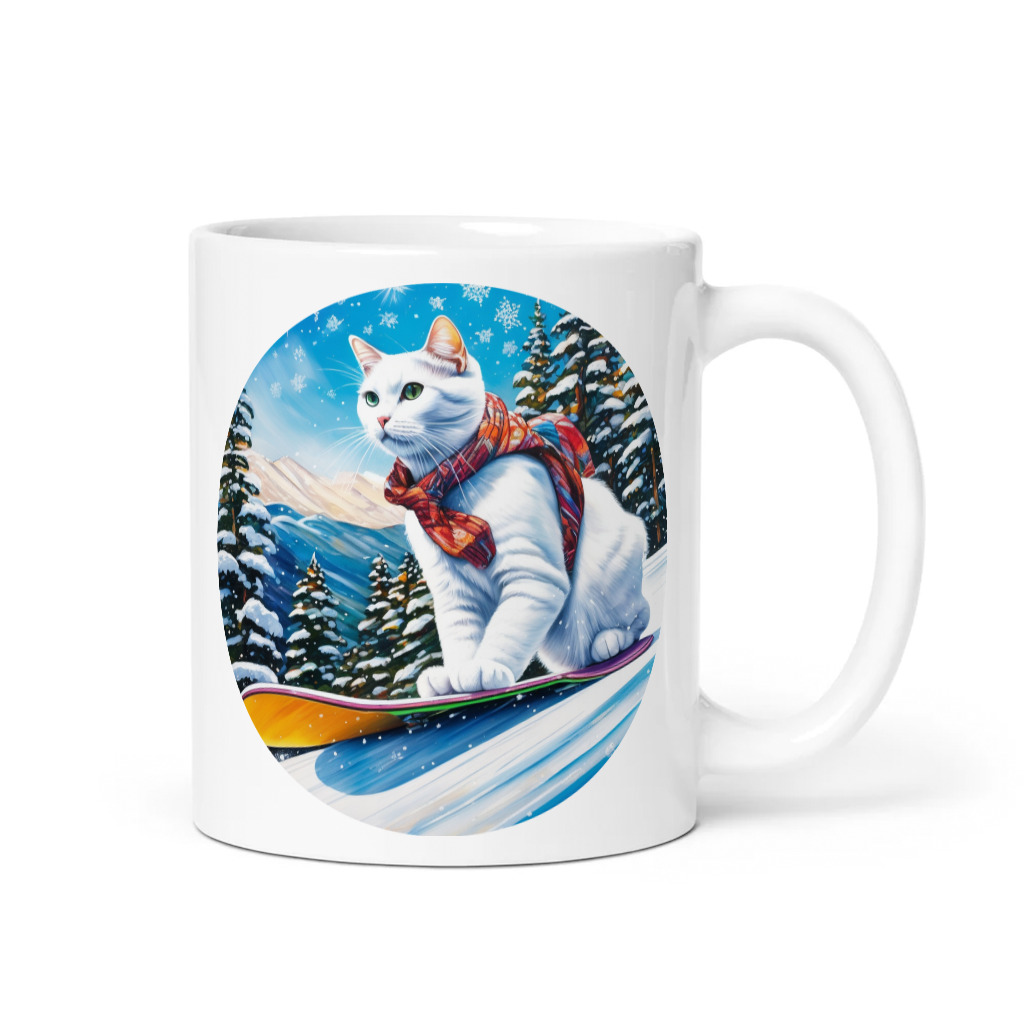PugMug Custom White Companion Cat Mug