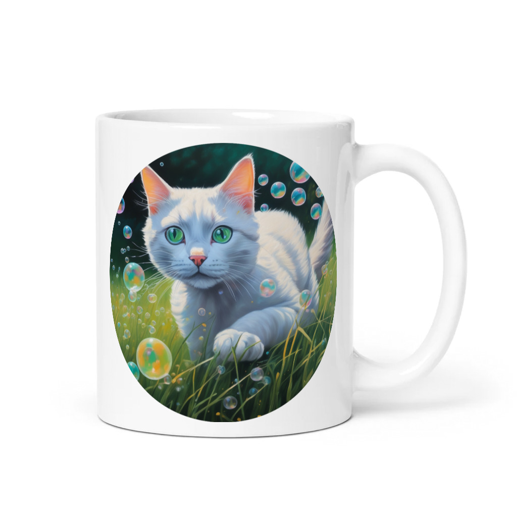 PugMug Custom White Companion Cat Mug