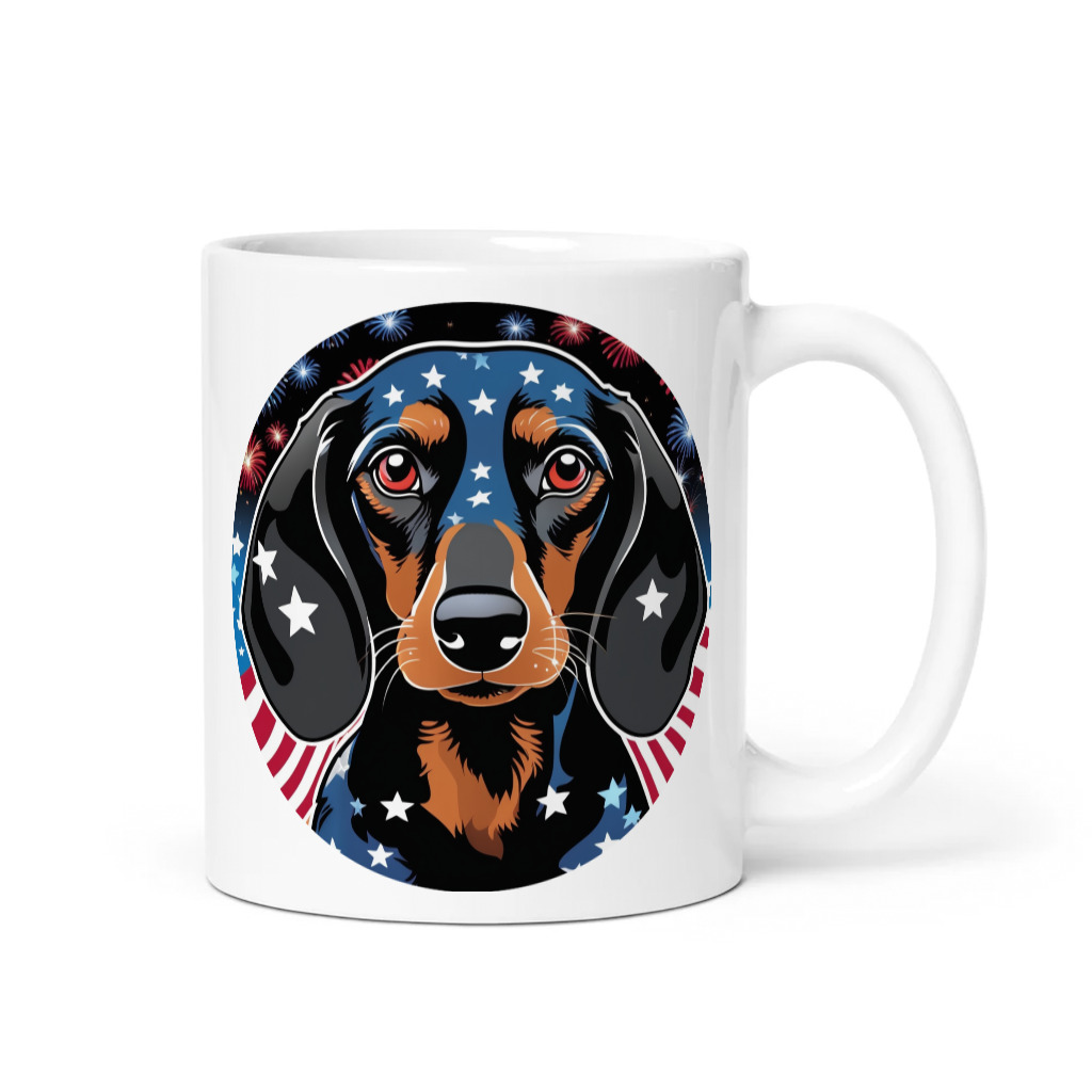 PugMug Custom Black Dachshund Mug