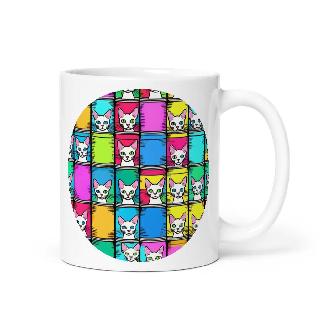 PugMug Custom Tabby Devon Rex Cat Mug