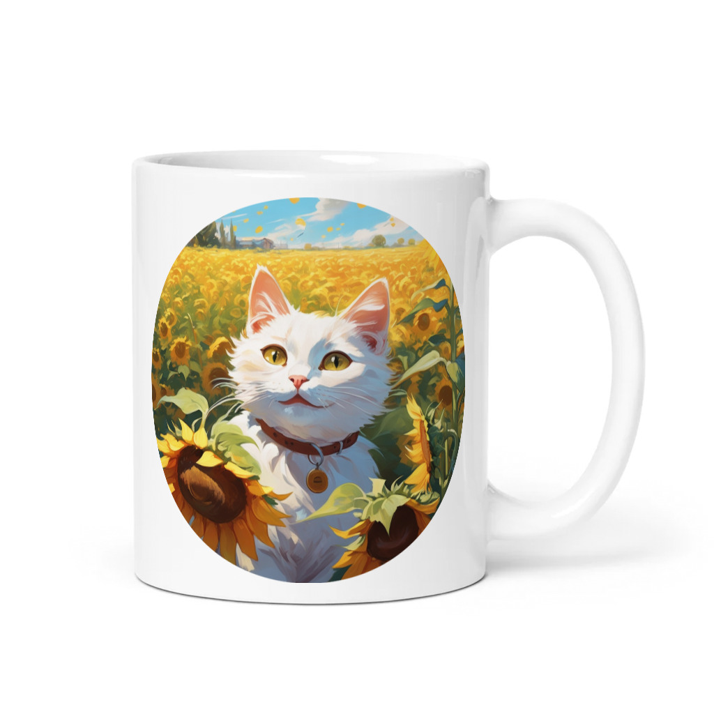 PugMug Custom White Companion Cat Mug
