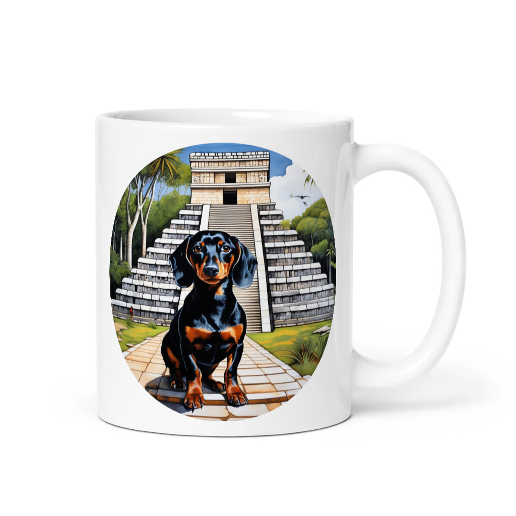 PugMug Custom Black Dachshund Mug