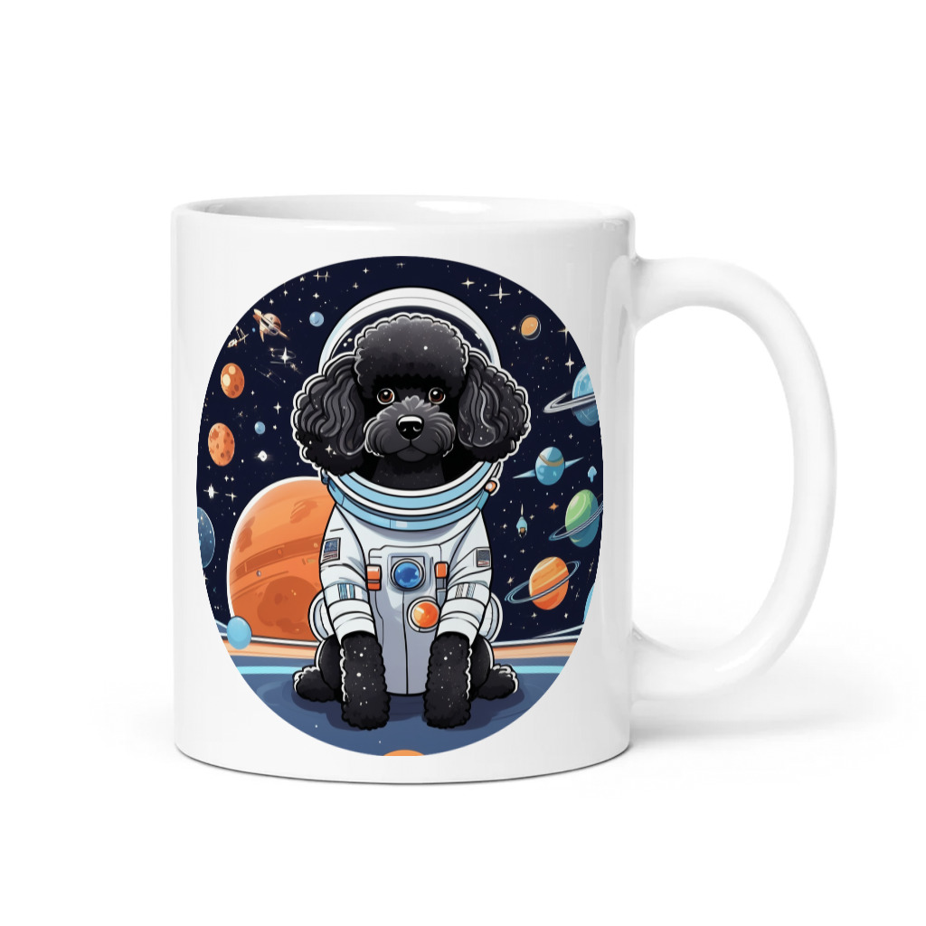 PugMug Custom Black Poodle Mug