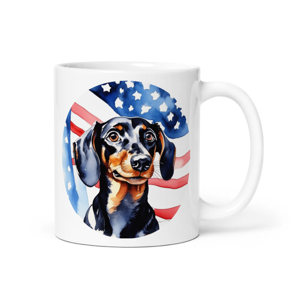 PugMug Custom Black Dachshund Mug