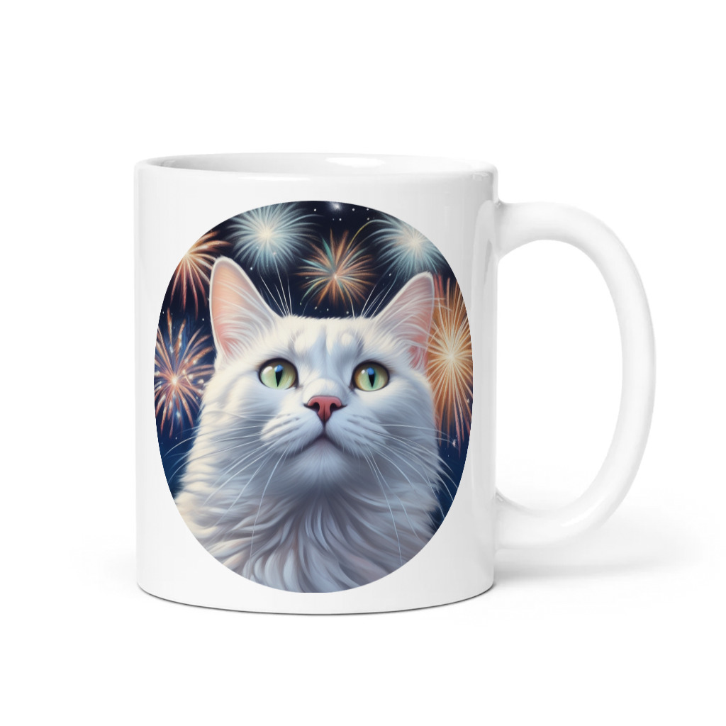 PugMug Custom White Companion Cat Mug