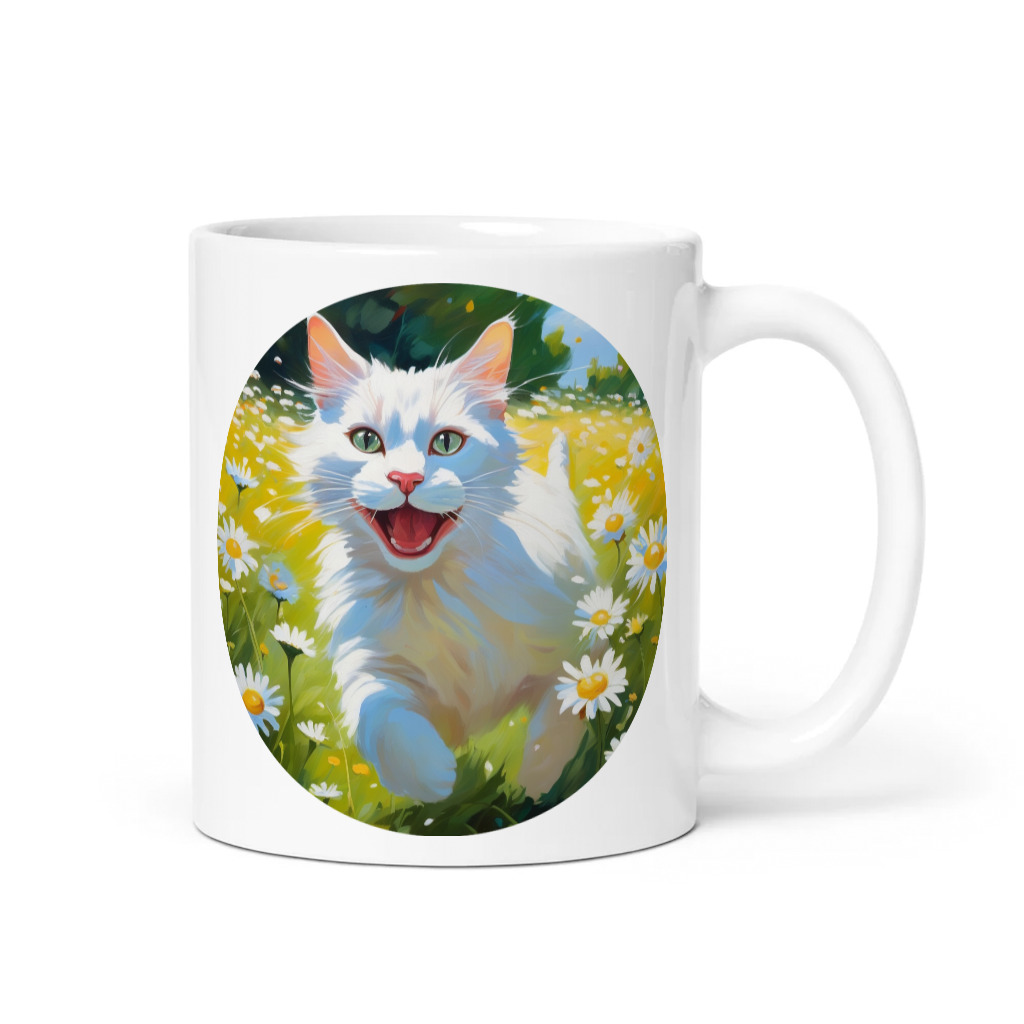 PugMug Custom White Companion Cat Mug