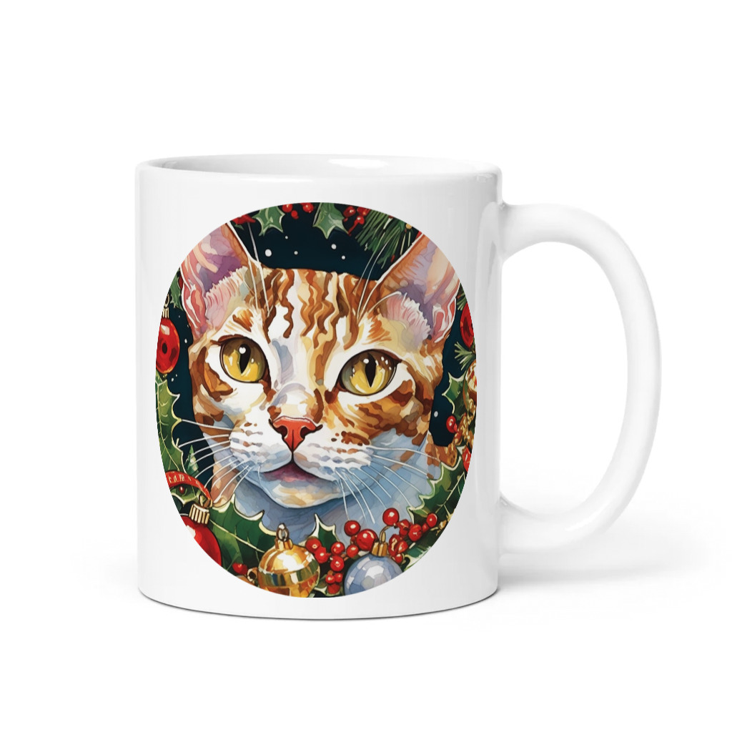 PugMug Custom Tabby Devon Rex Cat Mug