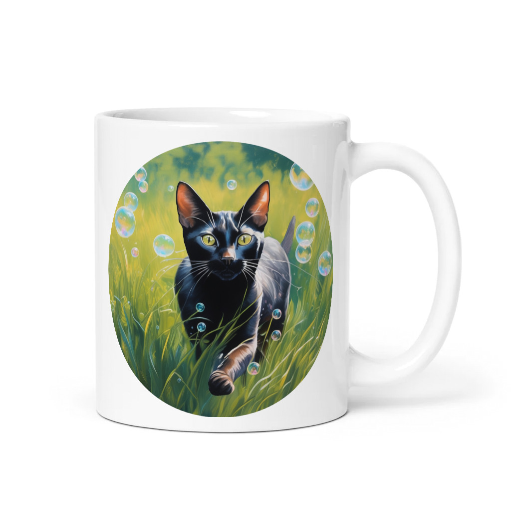 PugMug Custom Black Abyssinian Cat Mug