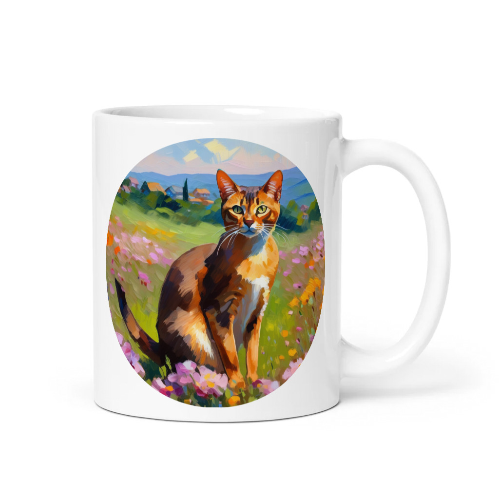 PugMug Custom Tabby Abyssinian Cat Mug