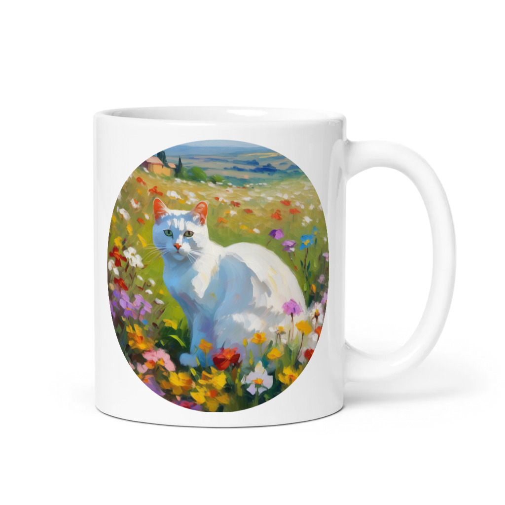 PugMug Custom White Exotic Cat Mug