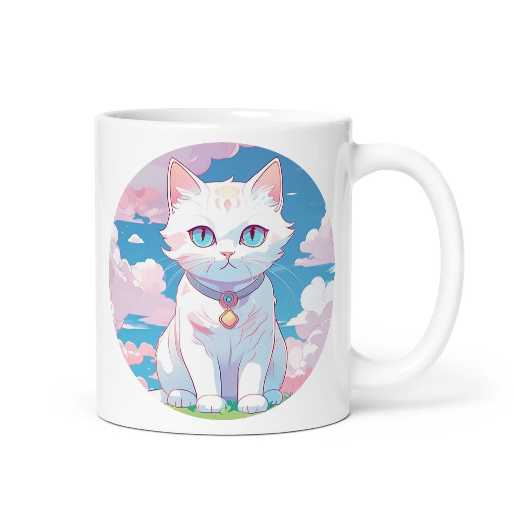PugMug Custom White Companion Cat Mug