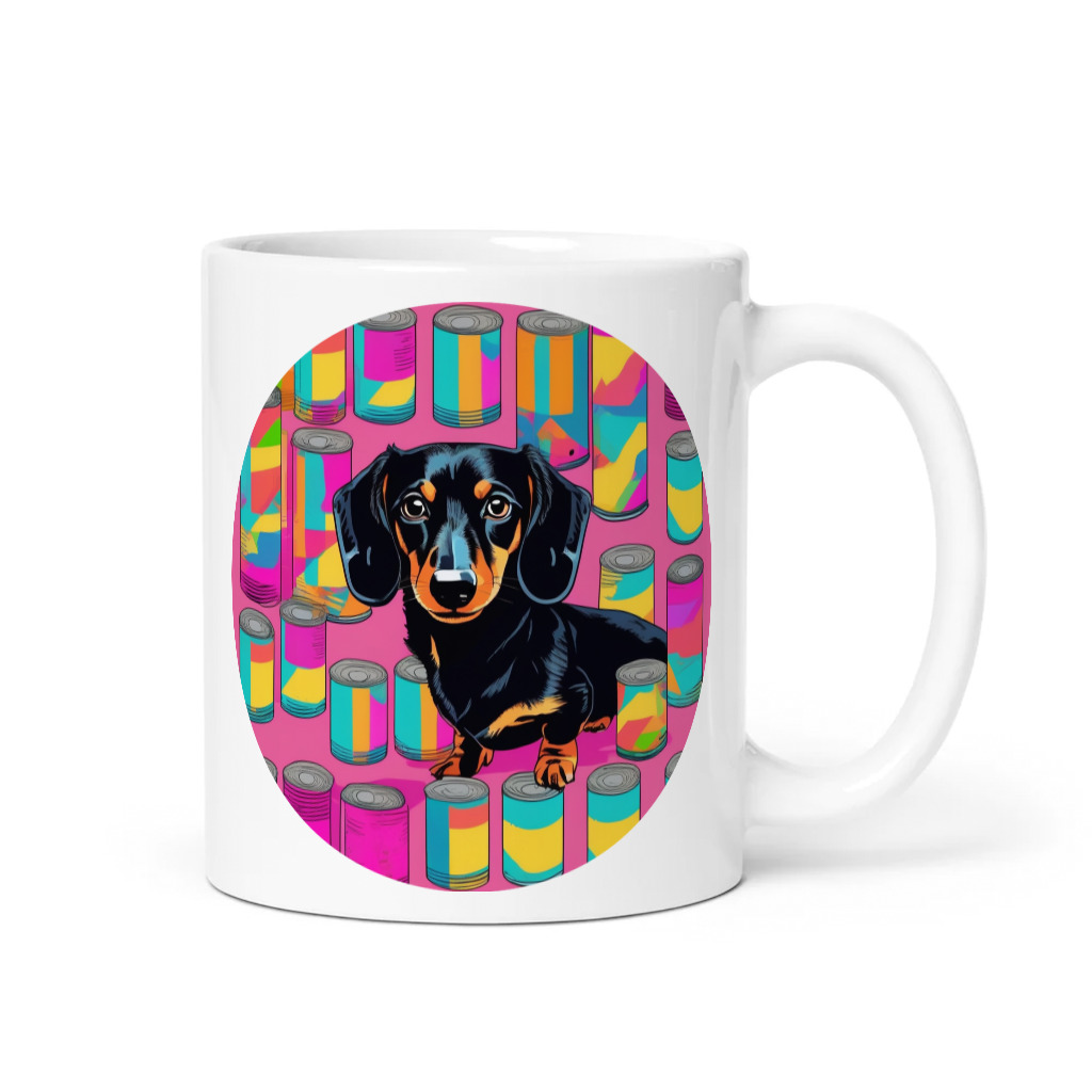 PugMug Custom Black Dachshund Mug