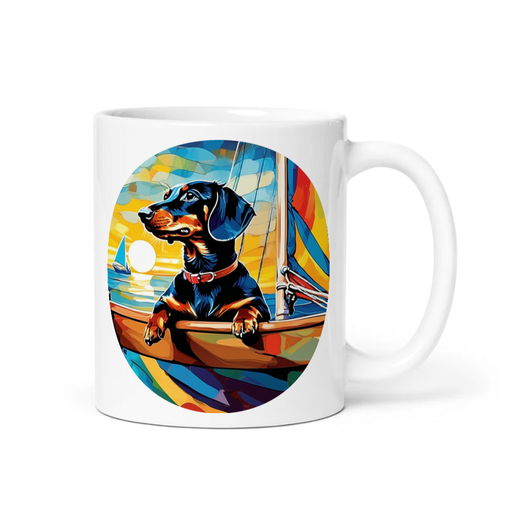 PugMug Custom Black Dachshund Mug