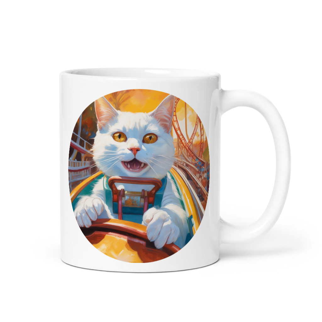 PugMug Custom White Companion Cat Mug