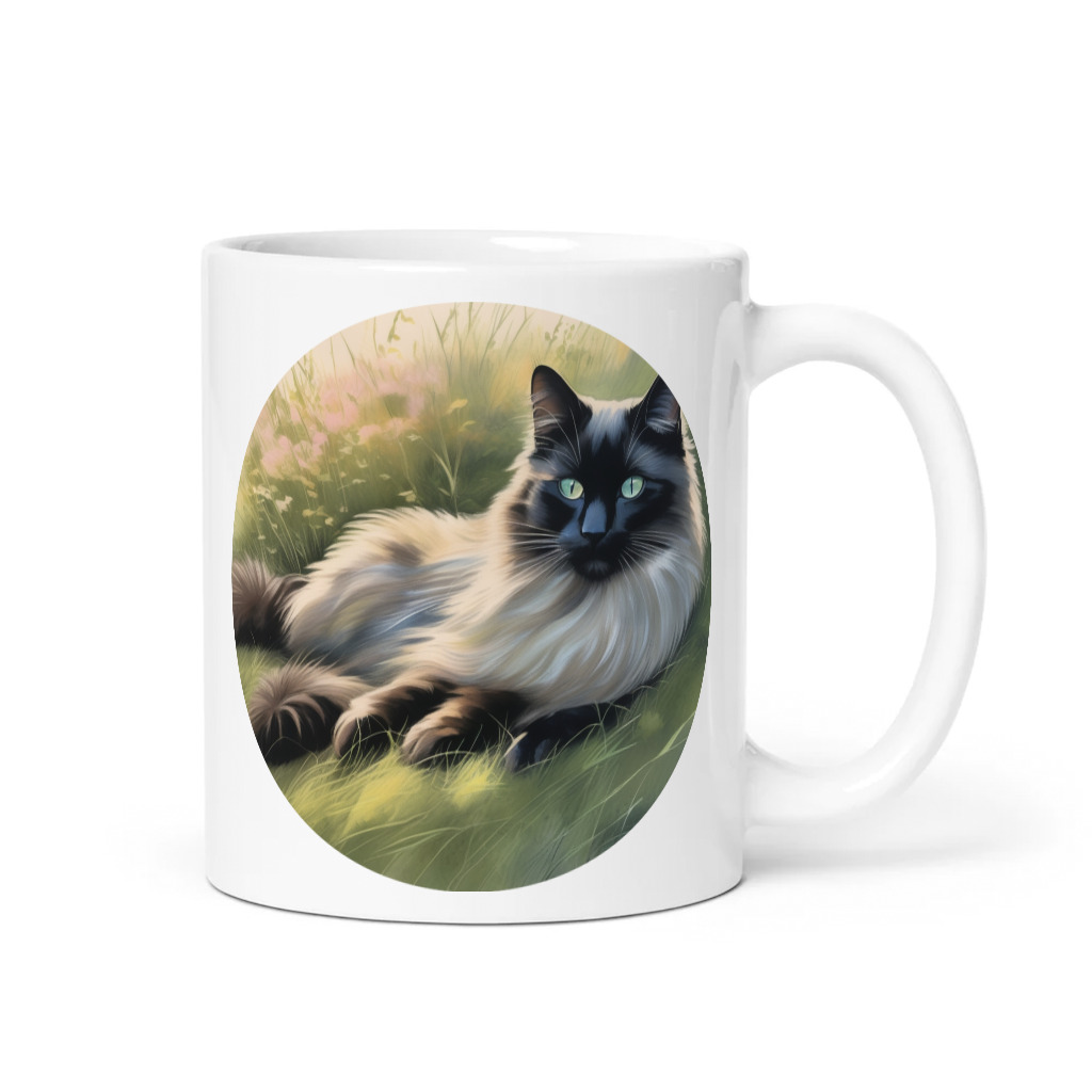 PugMug Custom Black Ragdoll Cat Mug
