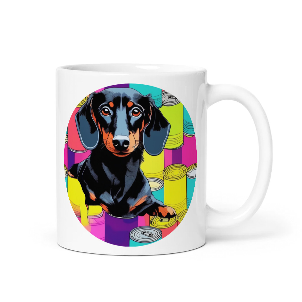 PugMug Custom Black Dachshund Mug