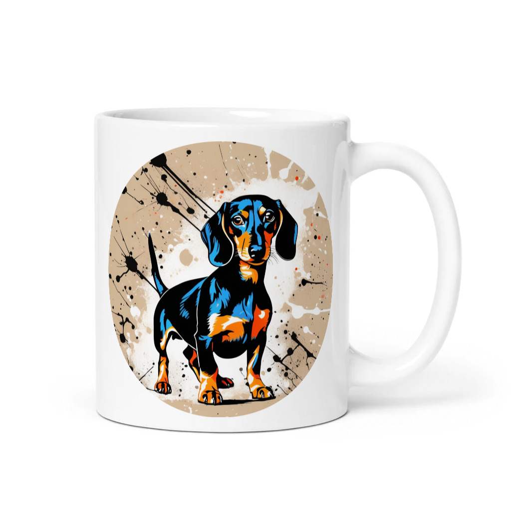 PugMug Custom Black Dachshund Mug