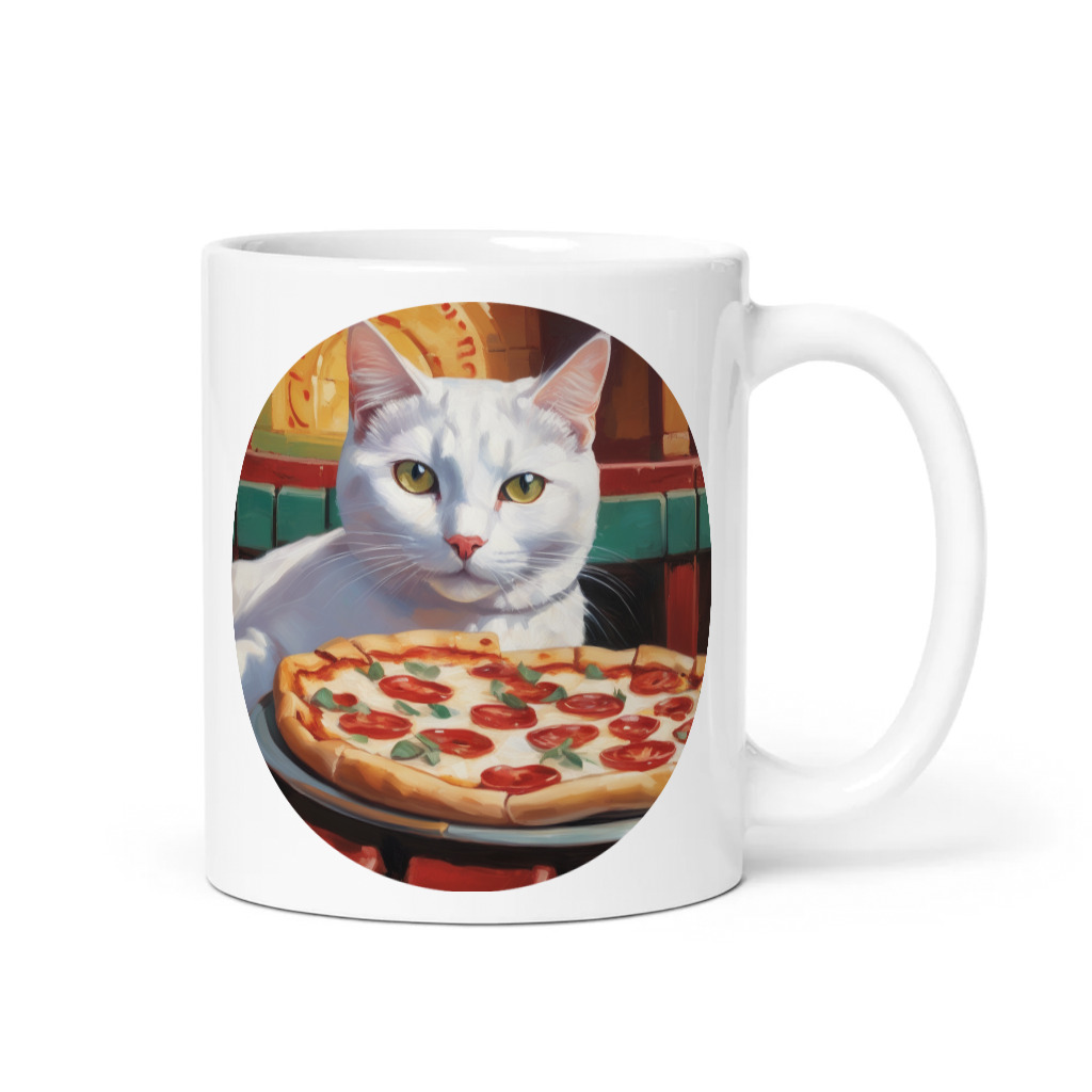 PugMug Custom White Companion Cat Mug
