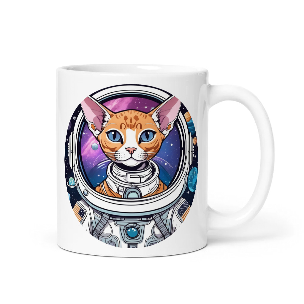PugMug Custom Tabby Devon Rex Cat Mug
