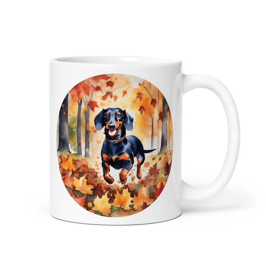 PugMug Custom Black Dachshund Mug