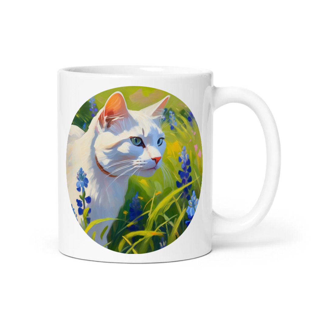 PugMug Custom White Companion Cat Mug