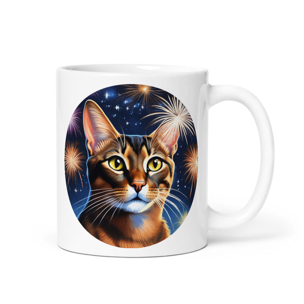 PugMug Custom Tabby Abyssinian Cat Mug