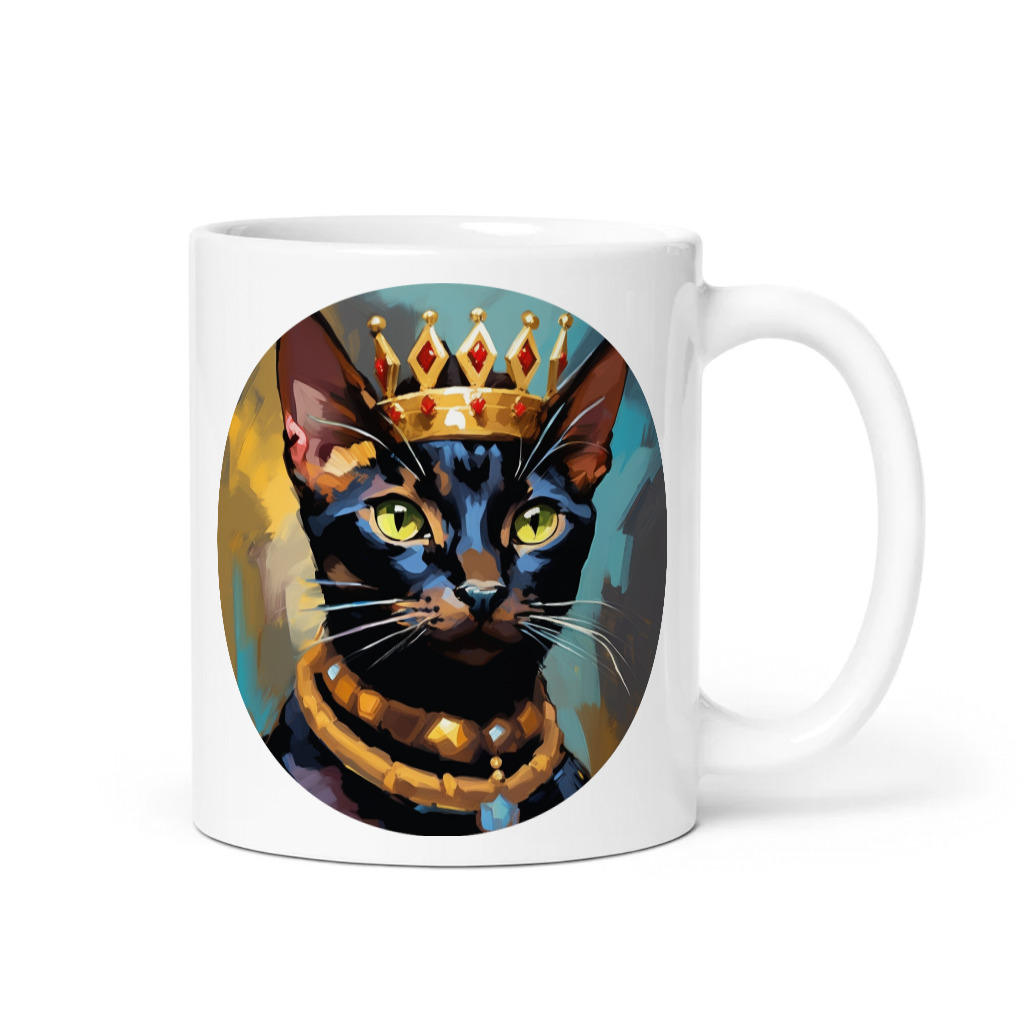PugMug Custom Black Abyssinian Cat Mug