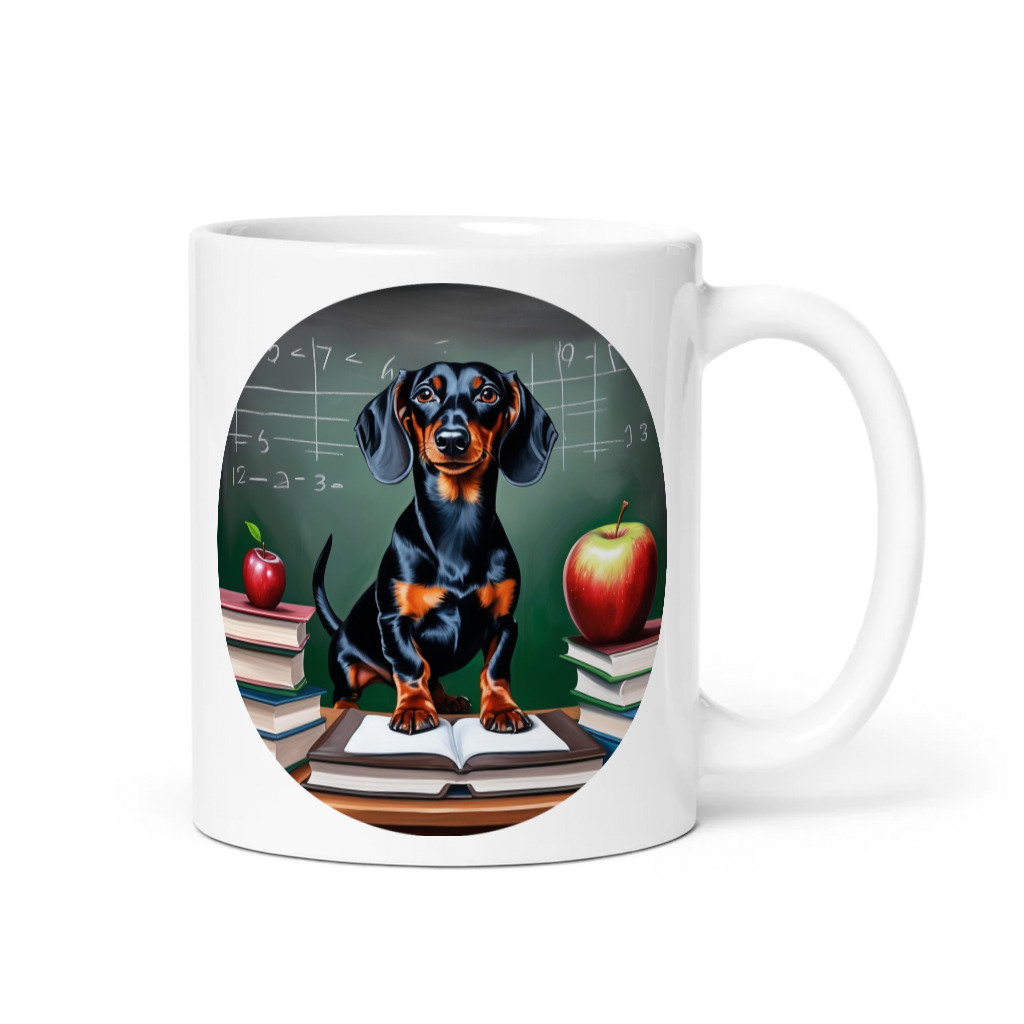 PugMug Custom Black Dachshund Mug