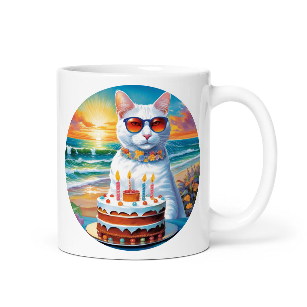 PugMug Custom White Companion Cat Mug