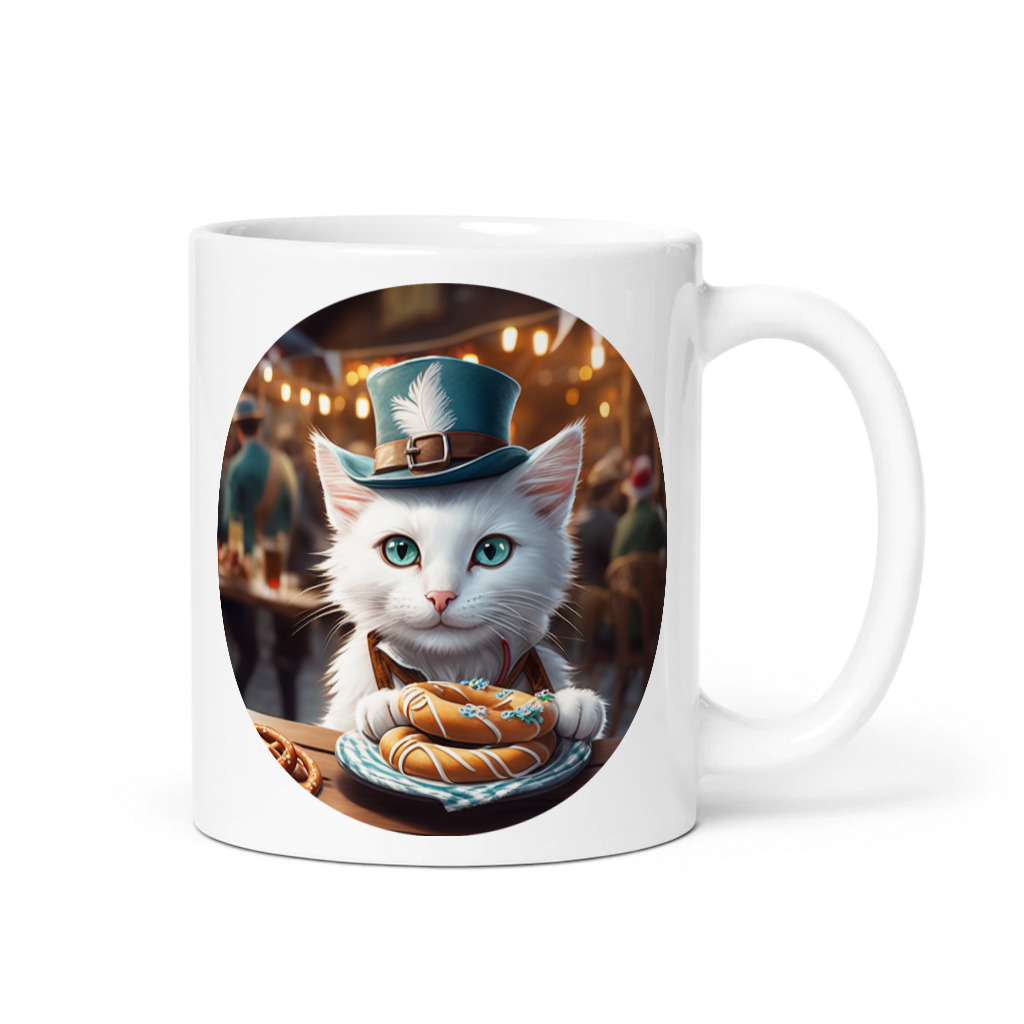 PugMug Custom White Companion Cat Mug