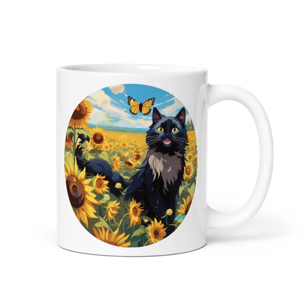PugMug Custom Black Ragdoll Cat Mug