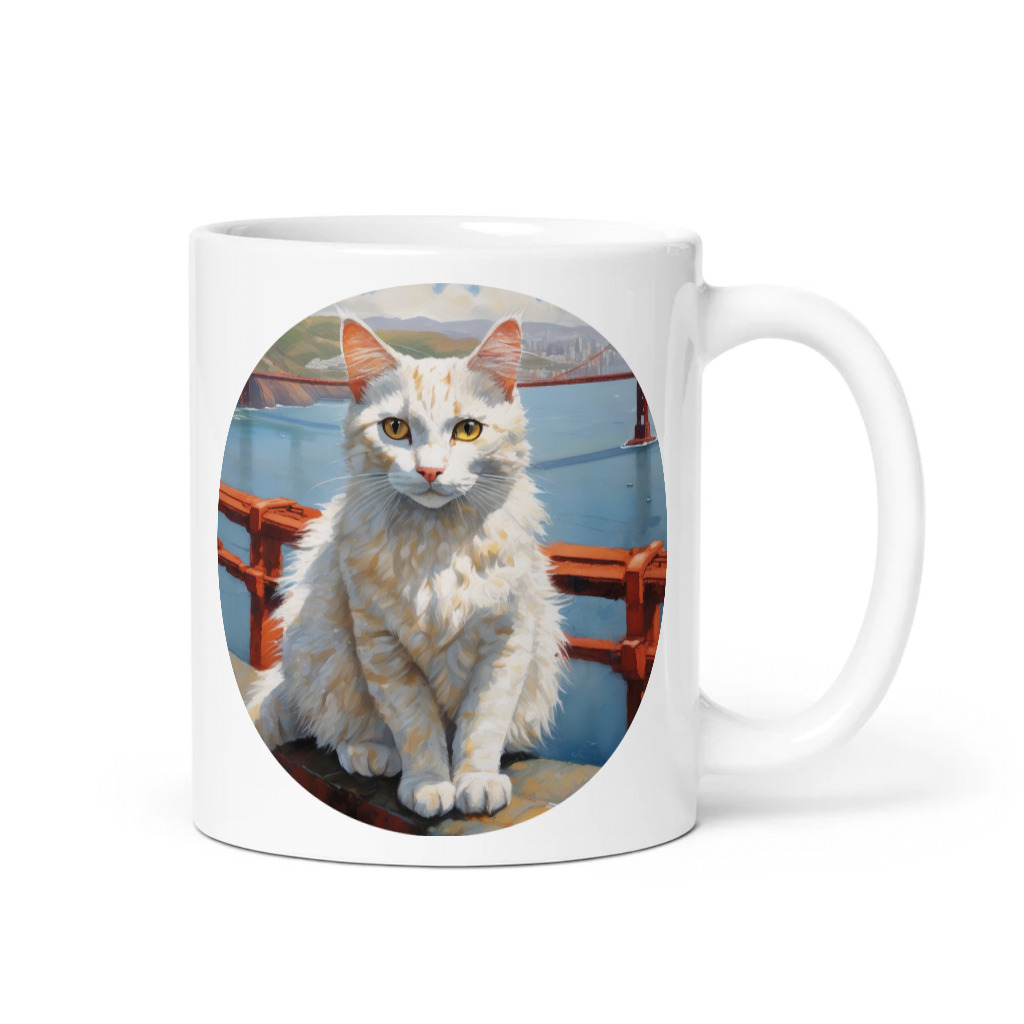 PugMug Custom White Companion Cat Mug