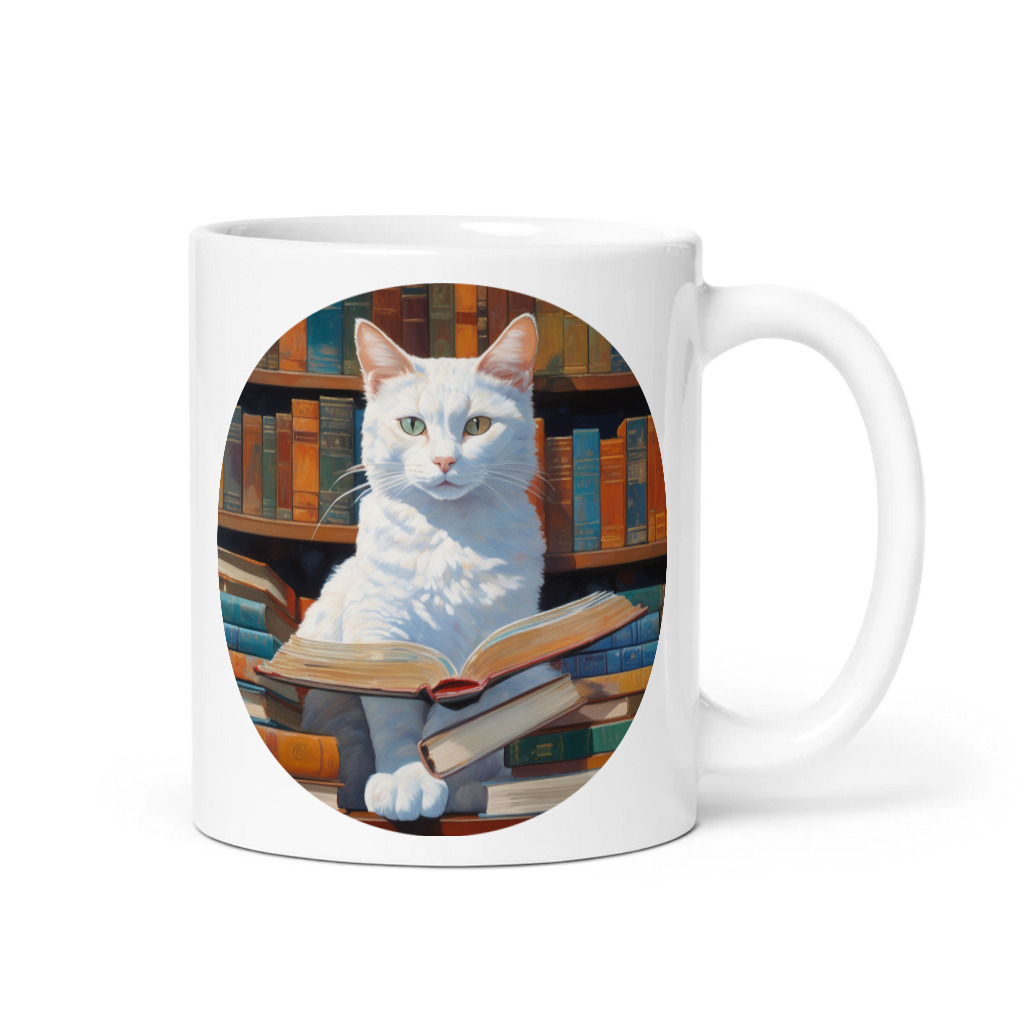 PugMug Custom White Companion Cat Mug