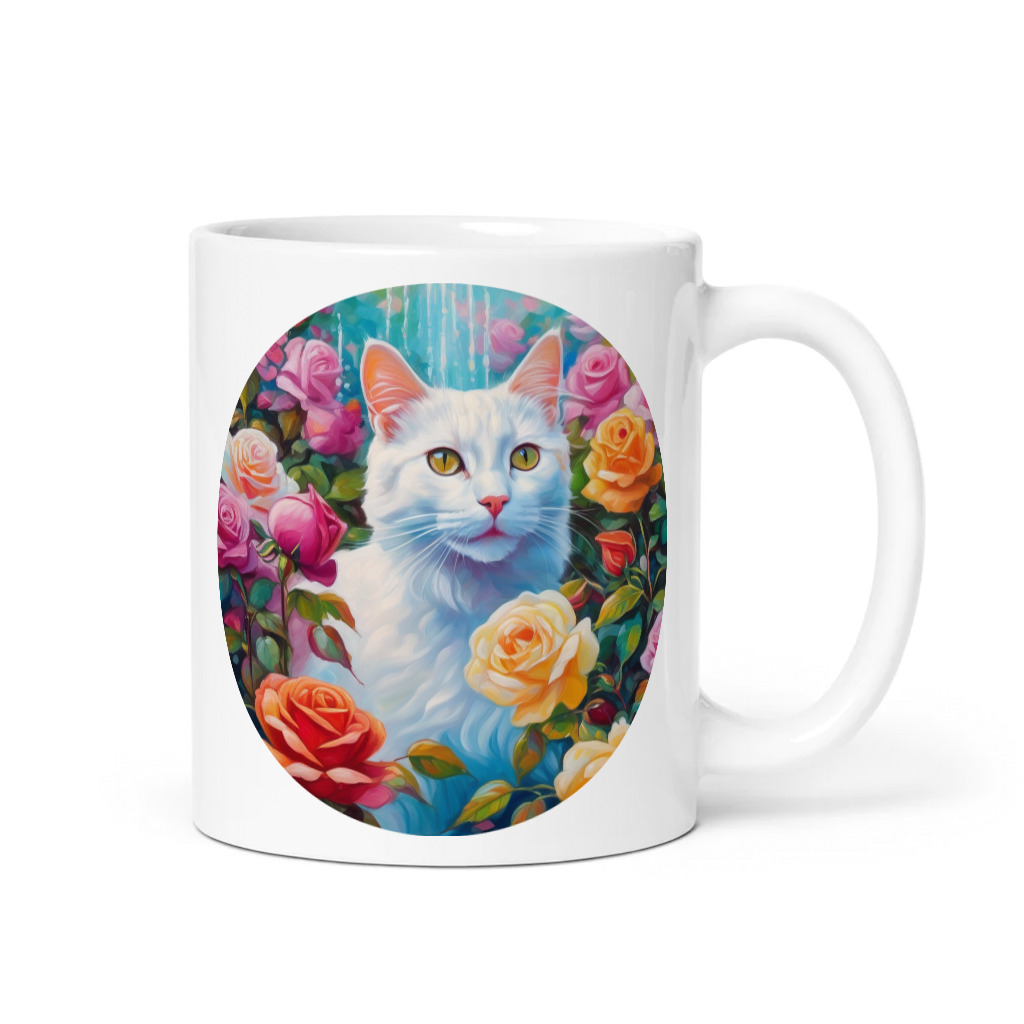 PugMug Custom White Companion Cat Mug