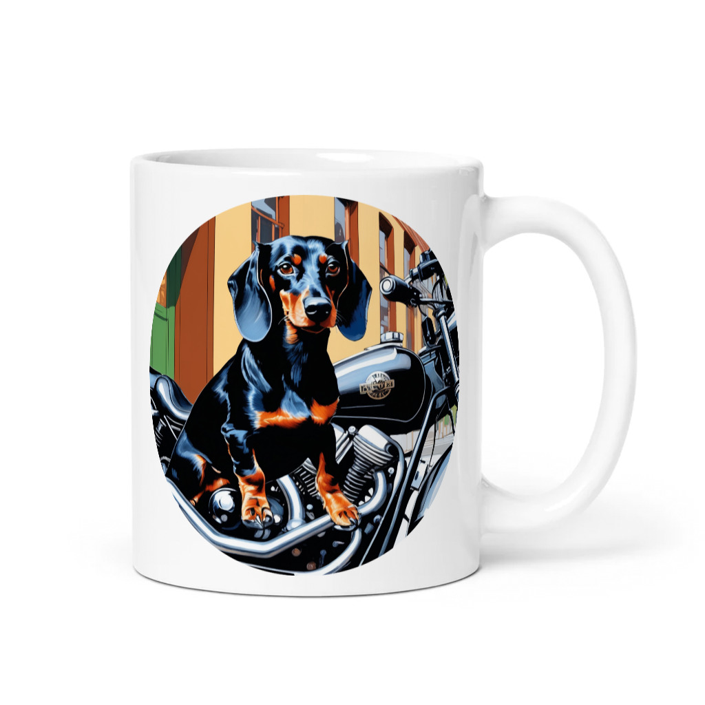 PugMug Custom Black Dachshund Mug