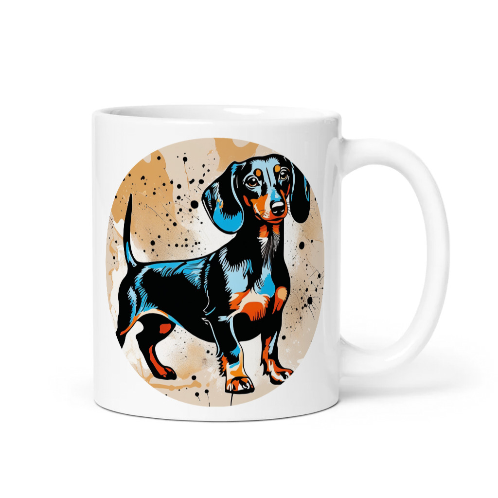 PugMug Custom Black Dachshund Mug